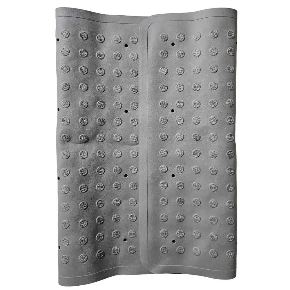 Threshold Gray Rubber Bath Mat NEW